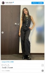 工藤静香、『うたコン』からオフショットを披露　※「工藤静香」インスタグラム