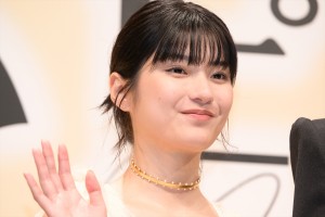 蒔田彩珠、映画『ハピネス』完成披露試写会に登場