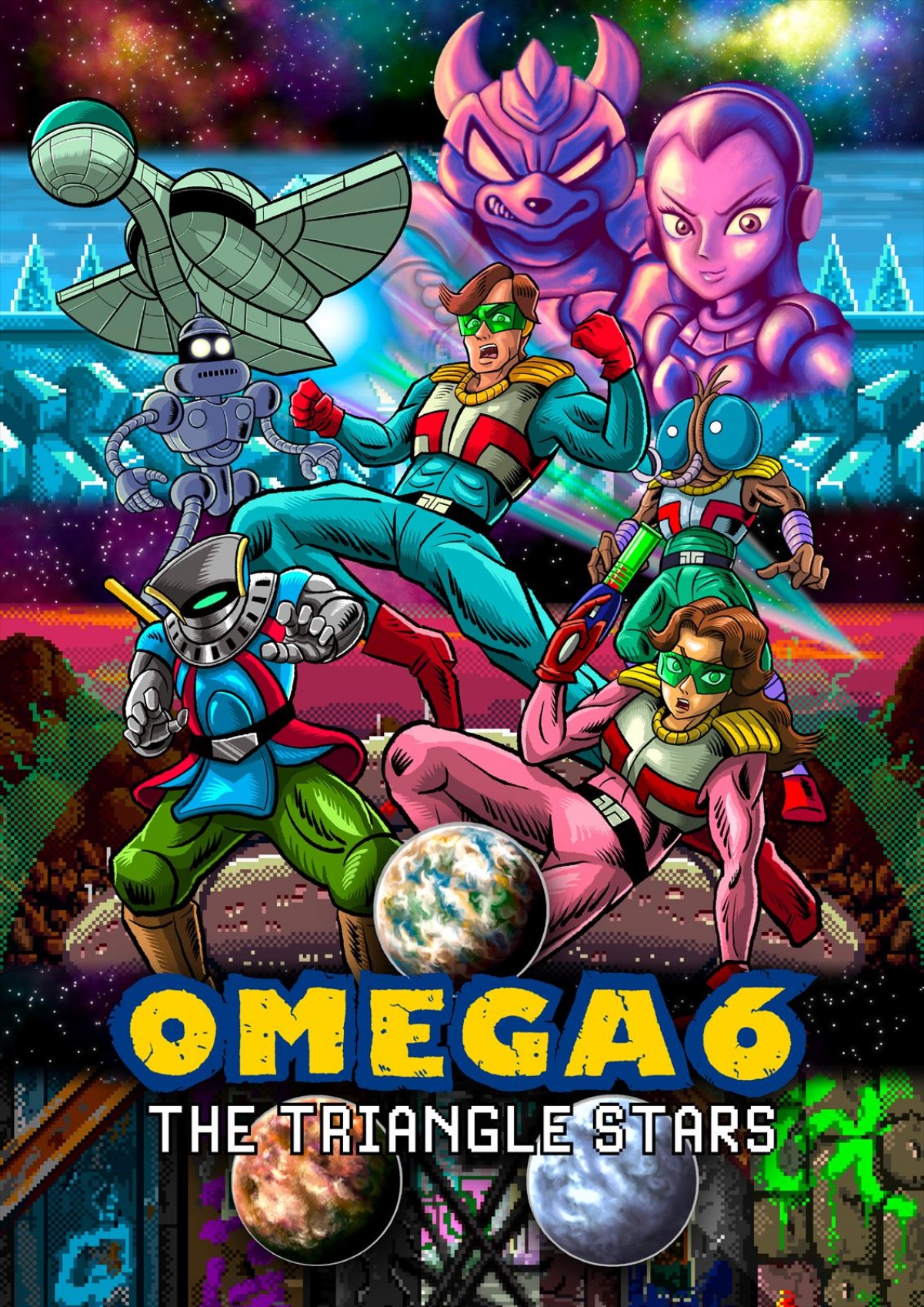 『OMEGA 6 THE TRIANGLE STARS』キービジュアル