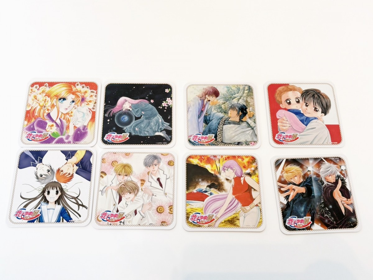二次使用不可】「創刊50周年記念 花とゆめ展」　取材日：2024年5月23日　グッズ