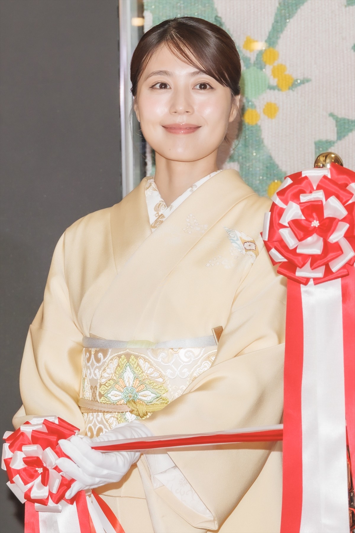 有村架純、中谷美紀らと着物姿で登場　“ホッとする時間”明かす