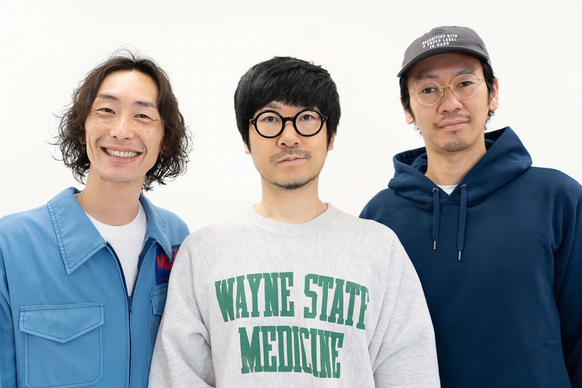 新体制のGAG、(左から)SJ、福井俊太郎、ファニー