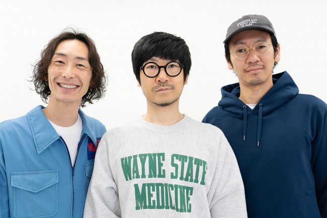 新体制のGAG、（左から）SJ、福井俊太郎、ファニー