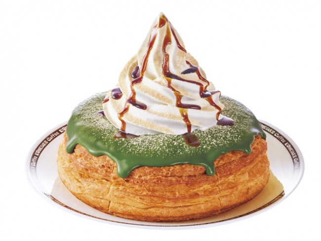 コメダ珈琲店“抹茶”のシロノワール＆クロネージュ発売！　静岡産「天空の抹茶（R）」を使用