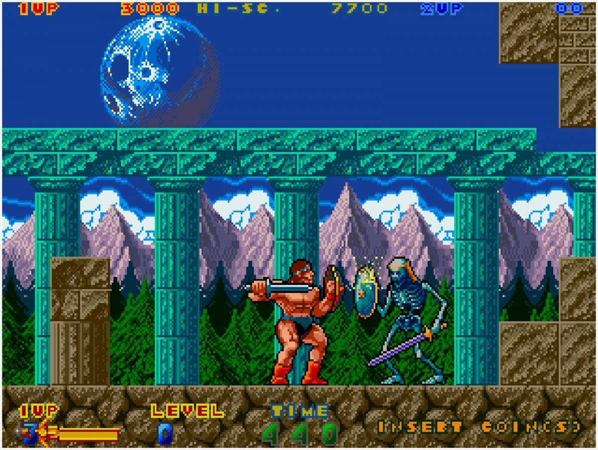 『アーケードアーカイブス  ラスタンサーガII』スクリーンショット