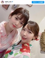 （左から）谷尻萌、小野寺結衣　※「谷尻萌」インスタグラム