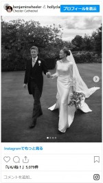 イギリスで一番リッチな独身貴族がついに結婚　美しすぎるポートレート公開※「Benjamin Wheeler」インスタグラム