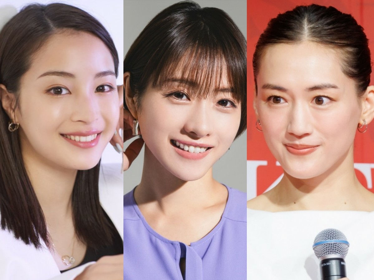 (左から)広瀬すず、石原さとみ、綾瀬はるか