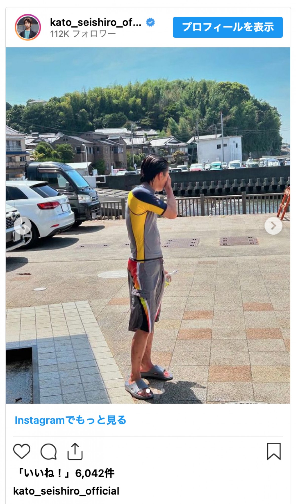 元“こども店長”加藤清史郎、7年ぶりの海！　“夏男”ショットがかっこいいと話題