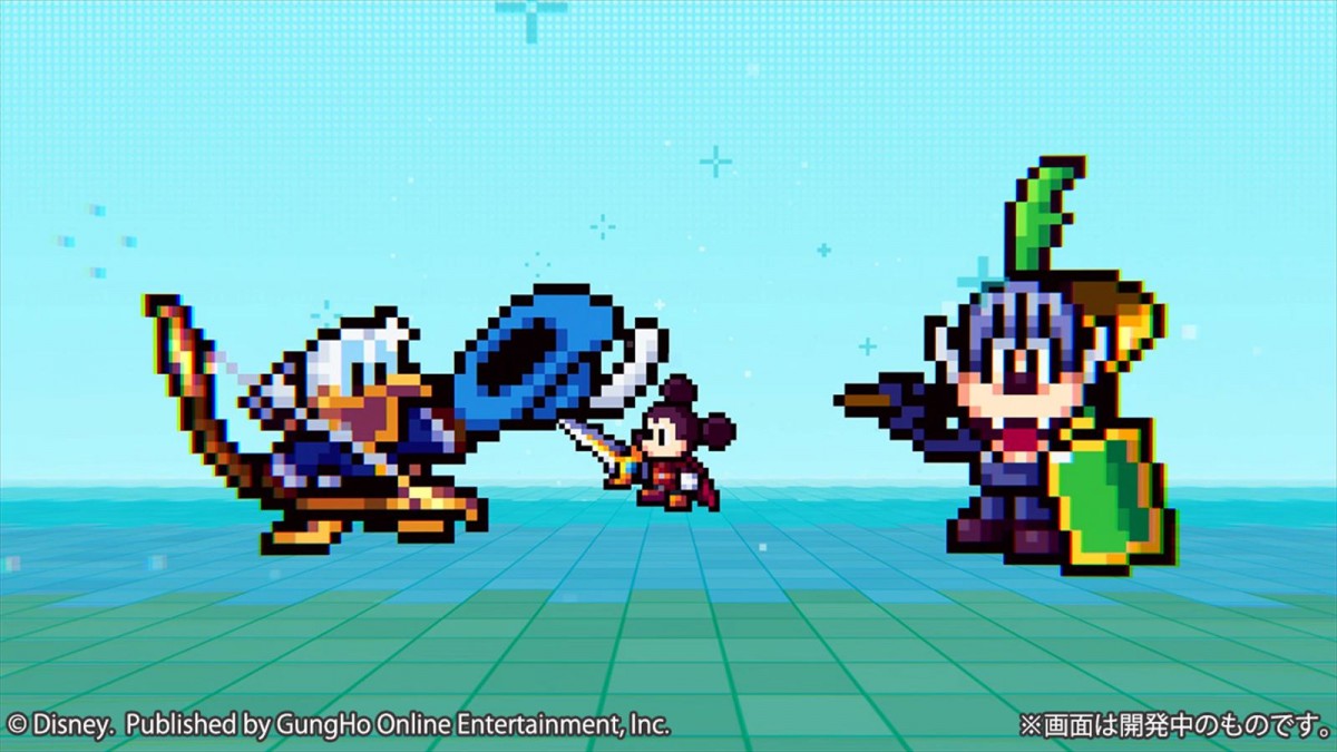 ガンホー『ディズニー ピクセルRPG』、事前登録者数70万人突破で合計7500個のクリスタルなど配布決定