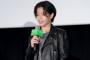 大沢一菜、映画『ルート29』完成披露試写会に登場