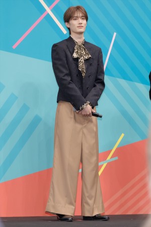 山中柔太朗、映画『あたしの！』完成披露試写会舞台挨拶に登場