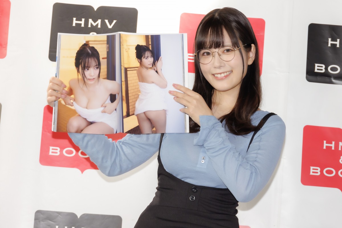 “二刀流グラドル”東雲うみ、お気に入りは“お風呂上がり”カット「休んでる時にたまたま撮っていた」