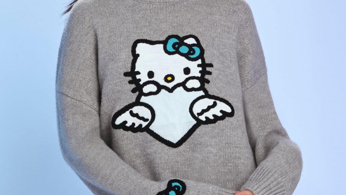 Forever21 ハローキティ　ブルーエンジェル　コラボ　ニット キティ＆シナモロールがエンジェルに⁉「FOREVER 21」が、昨年即