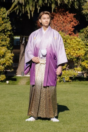 庄司浩平、「オスカープロモーション2025年新春晴れ着撮影会」にて