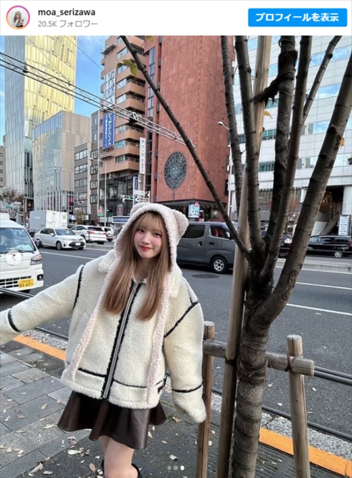 後藤祐樹の美人娘18歳、「ミニスカ」冬コーデに反響　初グラビア話題＆アイドル活動中