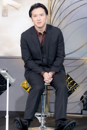 尾上松也、木曜ドラマ『グレイトギフト』制作発表会見に登場