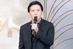 尾上松也、木曜ドラマ『グレイトギフト』制作発表会見に登場
