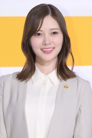 白石麻衣、ドラマ『恋する警護24時』制作発表記者会見に登場