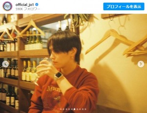 JO1 大平祥生、彼氏感あふれるオフショット公開 「あまりに恋」「存在しない記憶が…」とファン歓喜