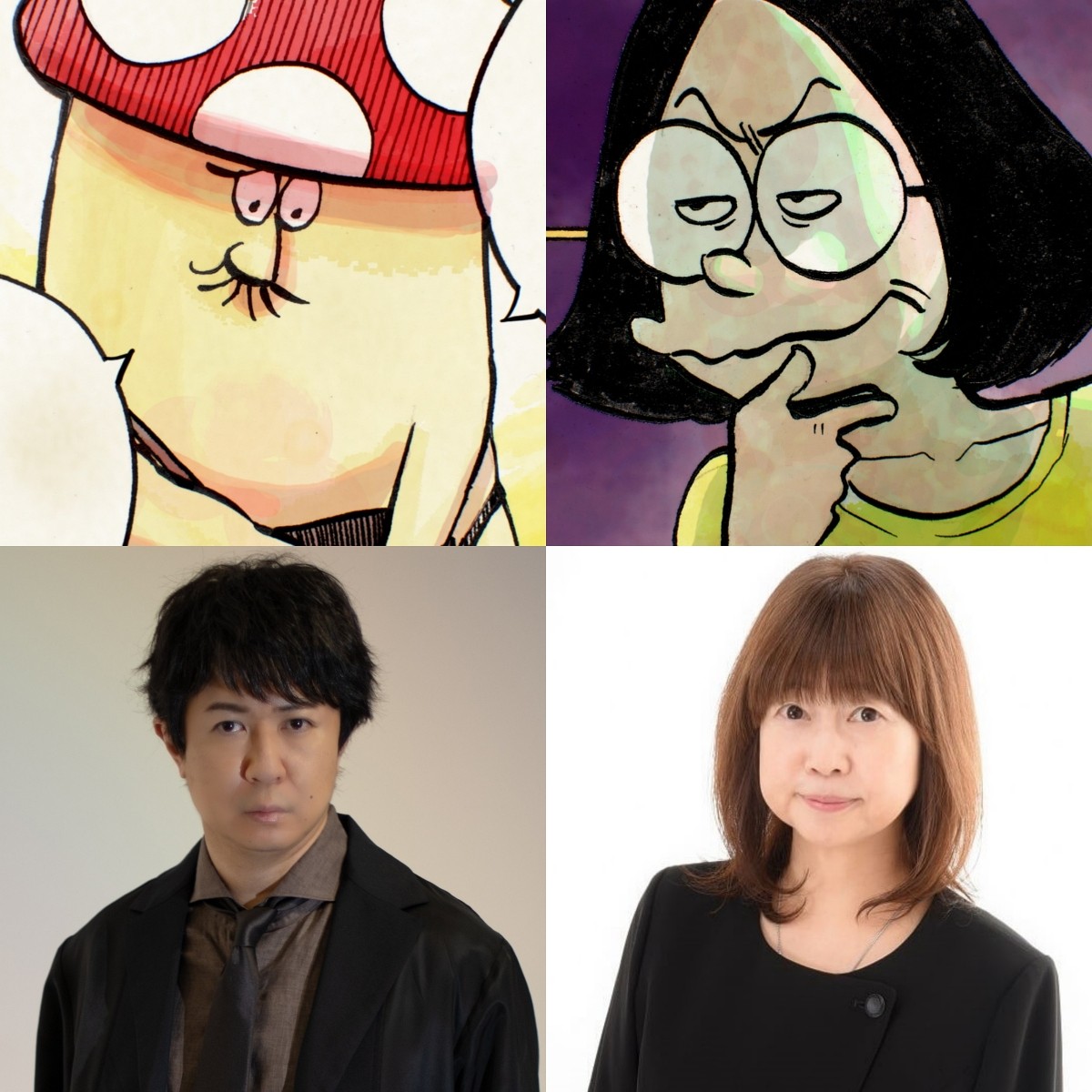 杉田智和＆TARAKO、アニメ映画『デデデデ』出演決定！　劇中の国民的漫画「イソベやん」イソベやん＆デベ子を好演
