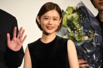 杉咲花、映画『52ヘルツのクジラたち』初日舞台挨拶に登場