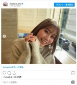 【金髪にする前】稲村亜美　※「稲村亜美」インスタグラム