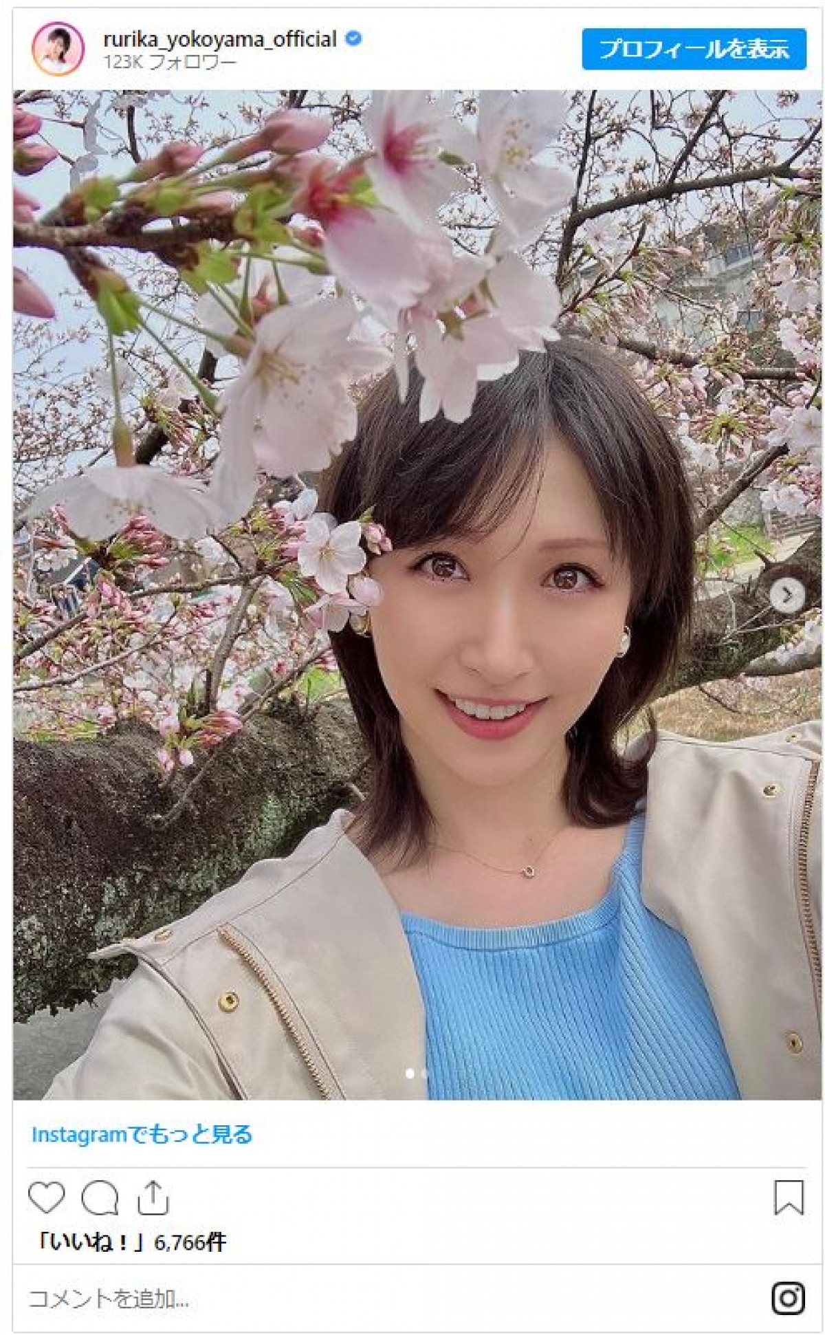 美女たちと桜が“美の競演”！　女性芸能人のお花見ショットをイッキ見