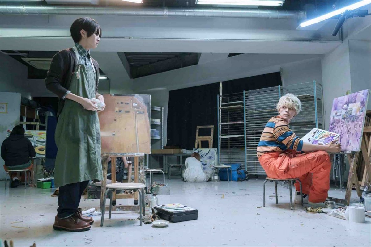 眞栄田郷敦、高橋文哉ら共演『ブルーピリオド』、情熱と挑戦を物語る劇場バナー＆場面写真解禁！　麒麟・川島明の絶賛コメントも