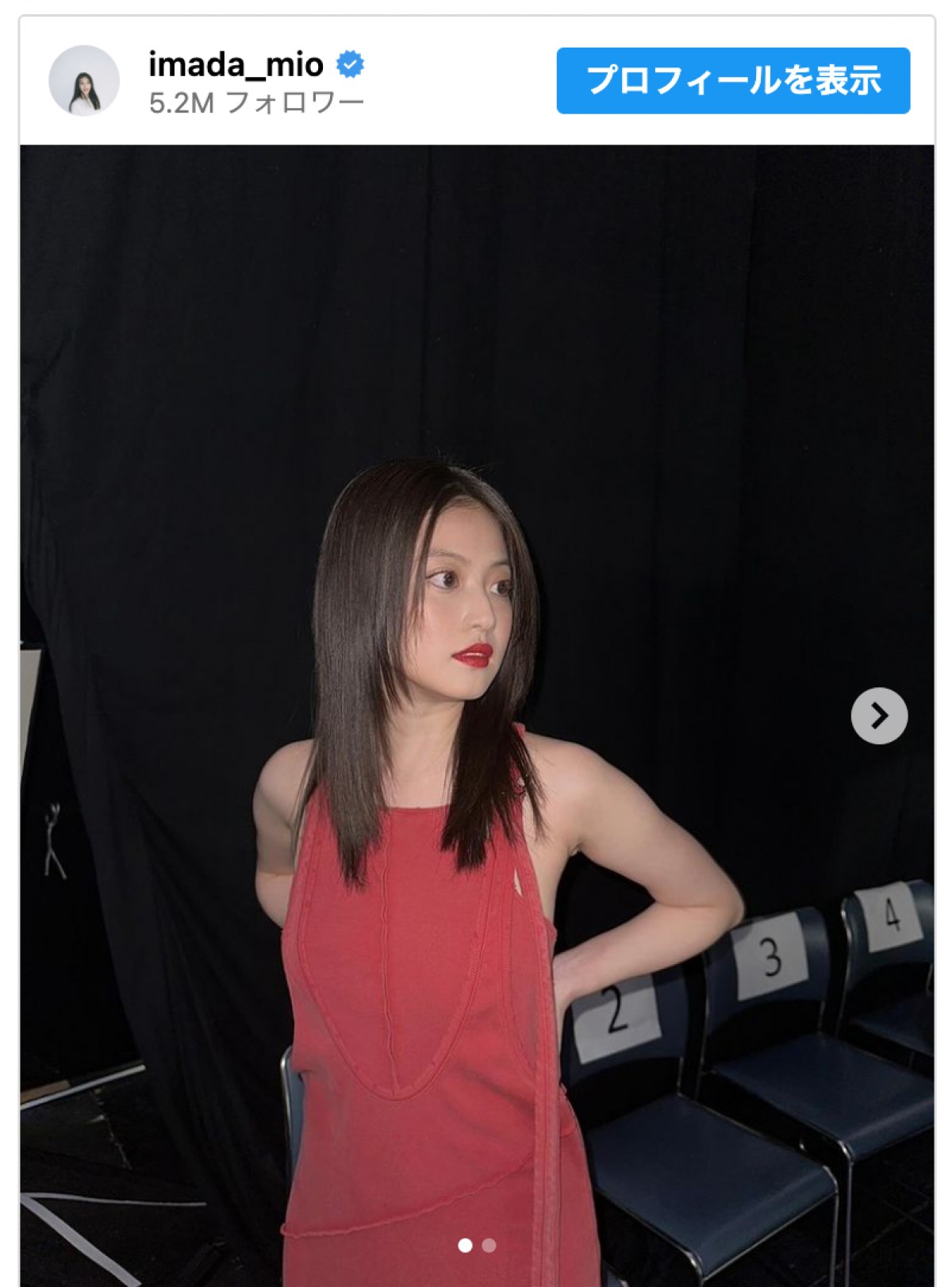 今田美桜、ノースリーブドレス姿に称賛の声「恐ろしいほど美しい」