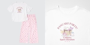 『ちいかわ』×「サンリオ」×「ユニクロ」コラボ　大人用ラウンジセット、6月発売