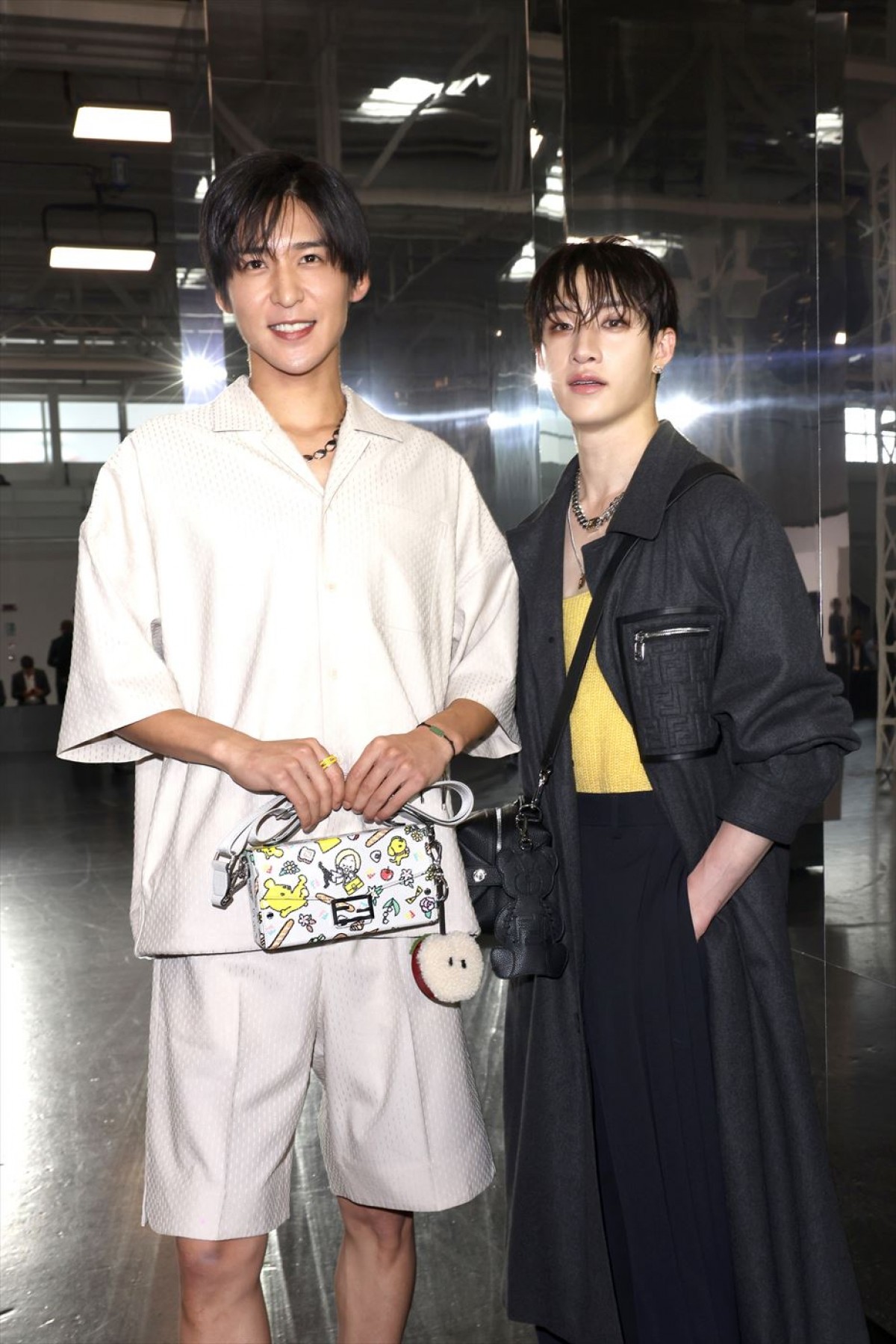 Snow Man・目黒蓮、FENDIメンズコレクションに参加！　Stray Kids・バンチャンとの2ショットも