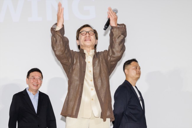 【本作紹介時のみ使用可】映画『ライド・オン』ジャッキー・チェン来日舞台挨拶　20240611