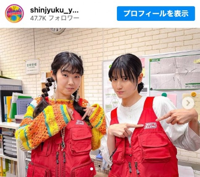 (左から)中井千聖、橋本愛 ※『新宿野戦病院』インスタグラム