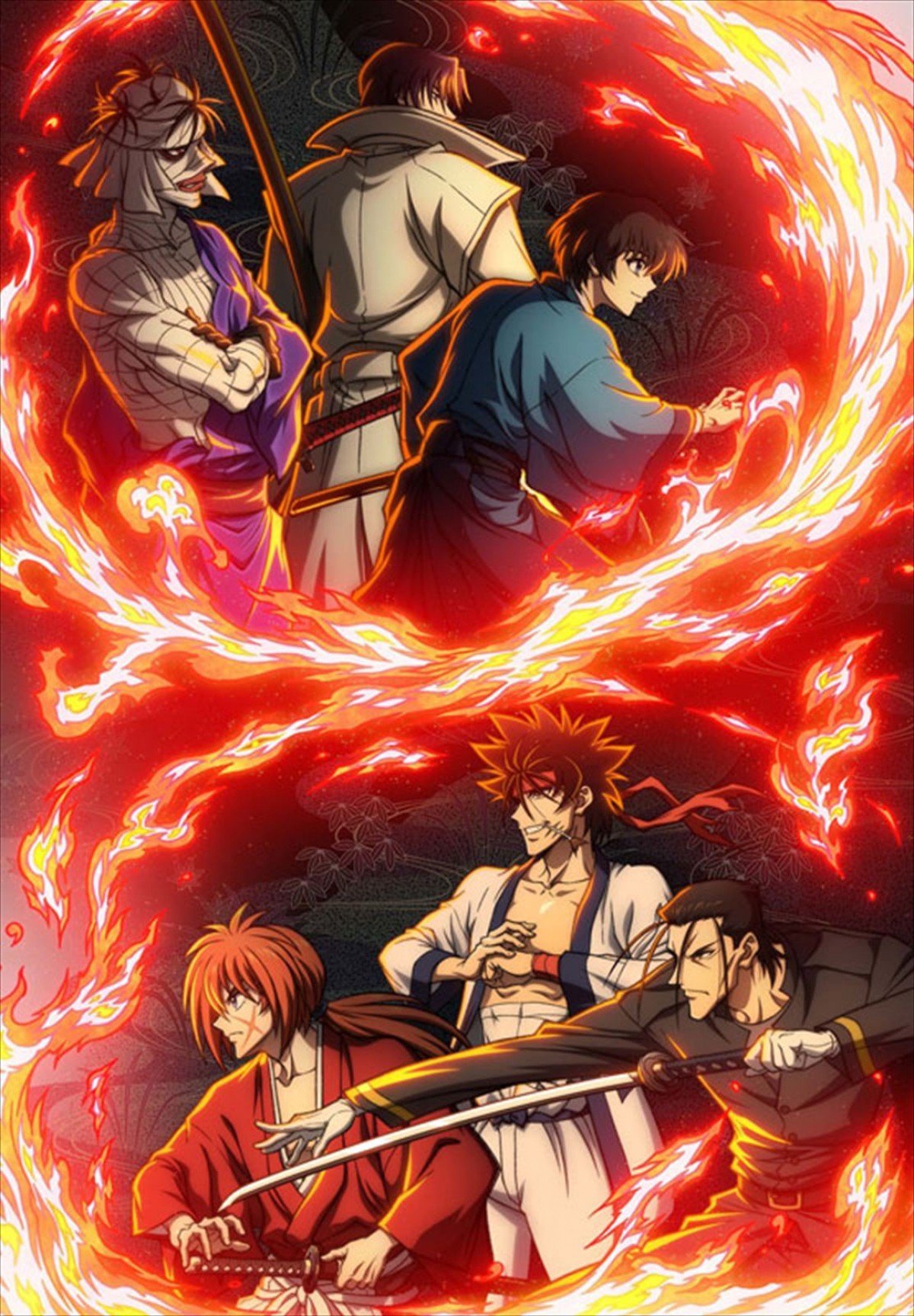 アニメ『るろうに剣心 -明治剣客浪漫譚- 京都動乱』第1弾キービジュアル