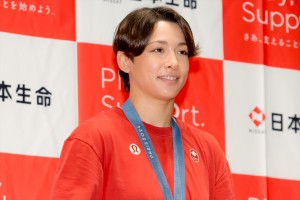出口クリスタ、パリ2024オリンピック チームニッセイ 報告会に登場