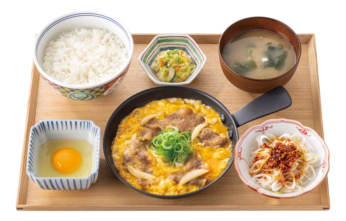 20240819「月見牛とじ丼」＆「月見牛とじ御膳」