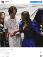 浜崎あゆみ、弟のようにかわいがる浦田直也と2ショット　※「浜崎あゆみ」インスタグラム