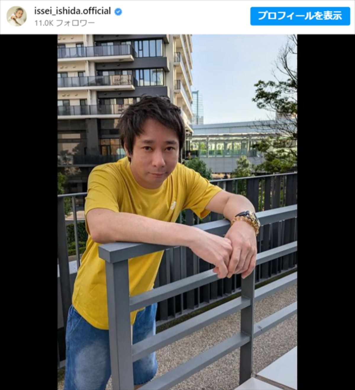 「何!?　若返ってる上にかっこよ！」　いしだ壱成49歳、連日のインスタ投稿に衝撃の声