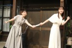 （左から）伊藤沙莉と橋本環奈、連続テレビ小説 バトンタッチセレモニーに登場