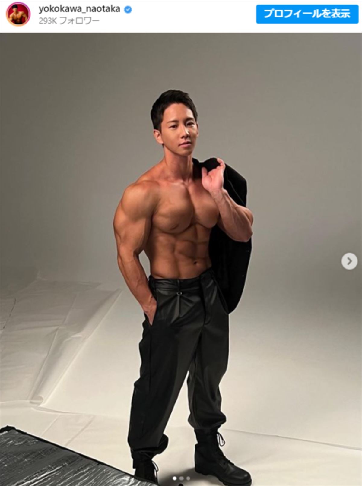 プロボディビルダー横川尚隆「テストステロンが年齢の平均値の半分だった」、SNS投稿に反響