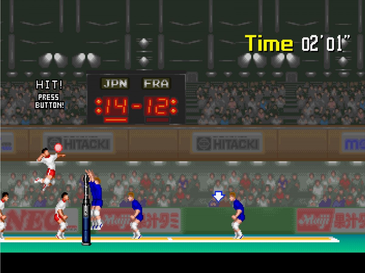 Switch／PS4『アーケードアーカイブス スーパーバレー'91』10月10日に配信　シンプル操作で奥深いバレーボールが楽しめる
