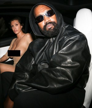 現妻のビアンカ・センソリと出かけるカニエ・ウェスト（2024）