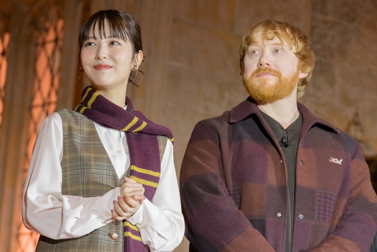 浜辺美波、『ハリー・ポッター』ロン役ルパート・グリントとの対面に感激「ただただ映画を見ているよう」