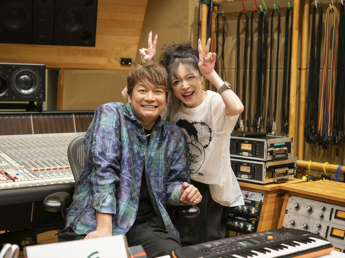香取慎吾 Single『TATTOO(feat. 中森明菜)』レコーディングの様子