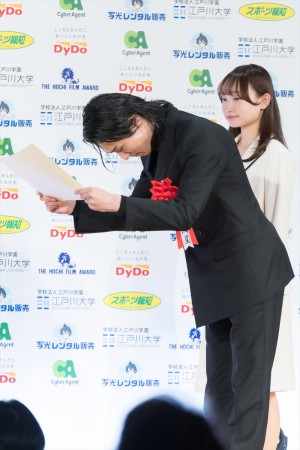 横浜流星、「第49回報知映画賞」表彰式に登場