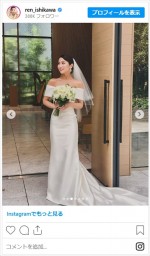 石川恋、美しさ爆発のドレスショットを多数公開　※「石川恋」インスタグラム