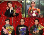 ドラマ『全領域異常解決室』クランクアップを迎えた（上段左から）藤原竜也、広瀬アリス（下段左から）福本莉子、小日向文世、迫田孝也