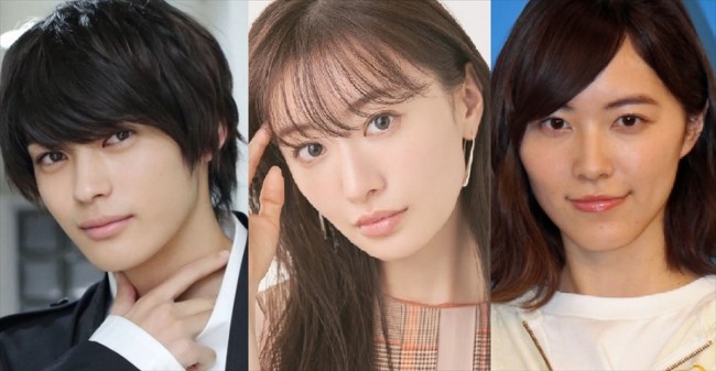 （左から）神尾楓珠、松本まりか、松井珠理奈