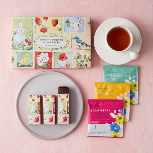 「Afternoon Tea」いちごスイーツ発売へ！　紅茶と合う“羊羹”や“タルト”を展開